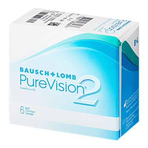 Bausch&Lomb PureVision 2 Контактные линзы плановой замены, BC=8.6 d=14.0, D(-4.50), 6 шт.